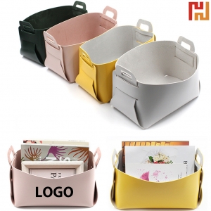 PU leather desktop folding portable storage-HPGG80136