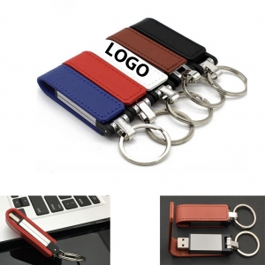 PU keychain usb flash drive-HPGG80138