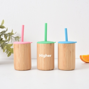 Bamboo Cup With Straw And Lid-HPGG80192