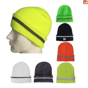 Safety Reflective Knit Beanie-HPGG80378