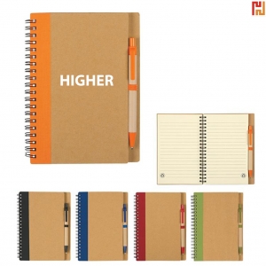 Eco Friendly Notebook with pen-HPGG80381