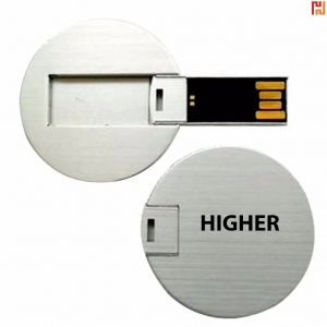 8GB Round Card USB Flash Drive -HPGG80380