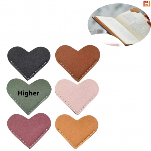 PU Leather Heart Bookmark-HPGG80393