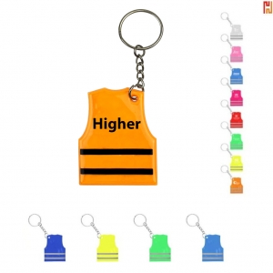 Custom Reflective Safety Vest PVC Keychain-HPGG80499