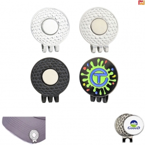 Metal Cap Clip With Removable Golf Ball Marker-HPGG80253