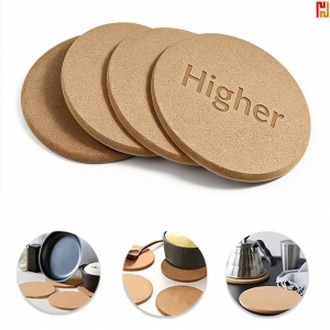 Heat Resistant Cork Trivet for Drinks & Cookware-JD11