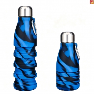 Eco-Friendly Collapsible Silicone Water Bottle-HAJD24