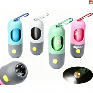 Dog Bag Dispenser With LED Flashlight-HPGG80162