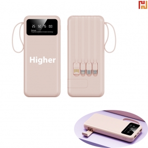 10000mha Power Bank With 4 Built‑in Cables-Hi-Jacky1003