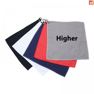 Custom Golf Towel with Carabiner Clip-Hi-Jacky1012